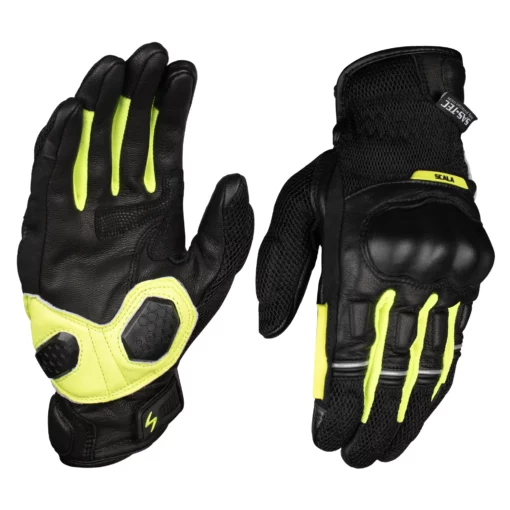 Scala Viper Black Neon Riding Gloves 2