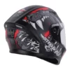 Steelbird SBA 21 Dual Visor Pantha Gloss Black with Red and Grey Helmet 3