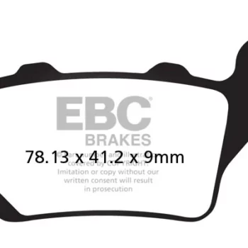 EBC FA213HH Fully Sintered Rear Brake Pad 1