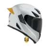 Tiivra Kalista Polar White Composite Fiber Helmet 3