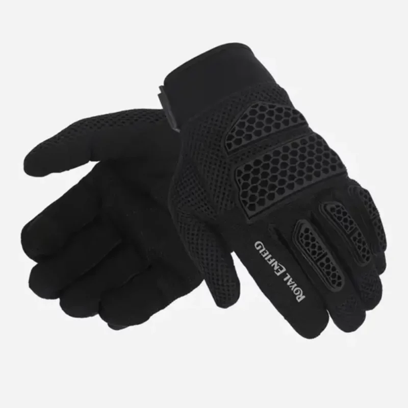 Royal Enfield Street Ace V2 Black Riding Gloves 1