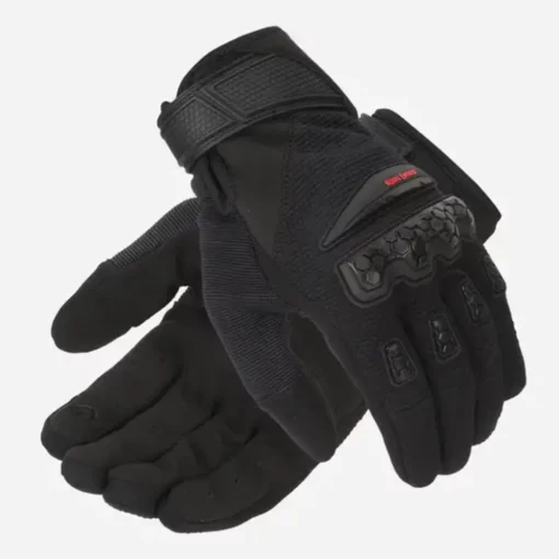 Royal Enfield Urban Hustler V2 Black Riding Gloves 1
