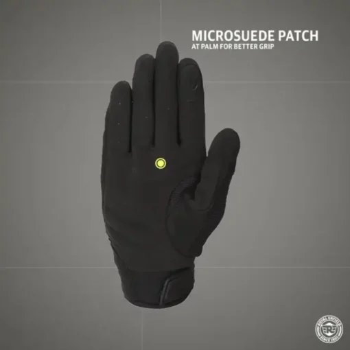 Royal Enfield Urban Hustler V2 Black Riding Gloves 4