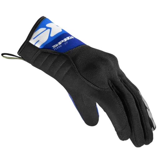 Spidi Flash KP White Blue Motorcycle Gloves 3