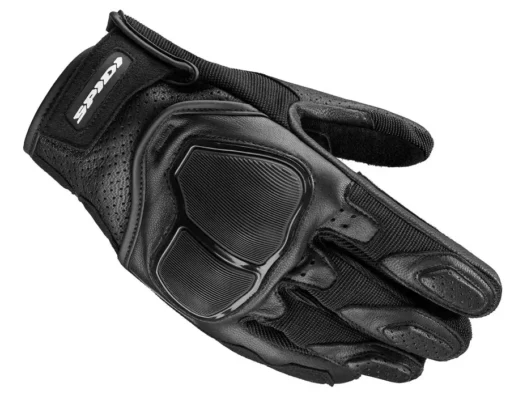 Spidi NKD Leather Black Motorcycle Gloves 1