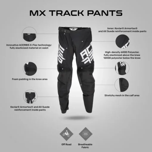 Acerbis MX Track Black Pants 3