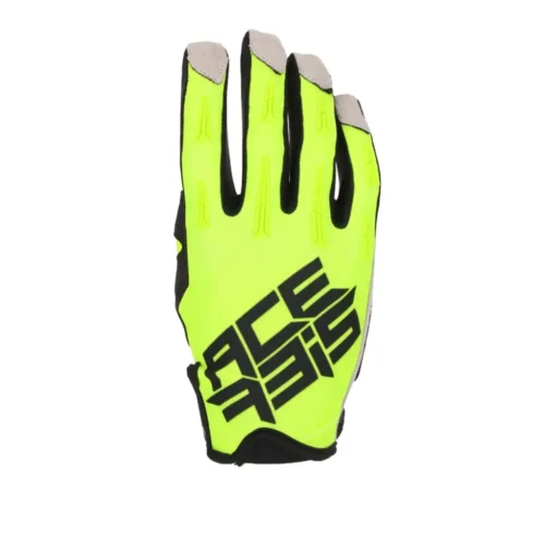 Acerbis MX X H Fluorescent Green Black Gloves 1