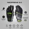 Acerbis NEOPRENE 3.0 Black Yellow Gloves 4