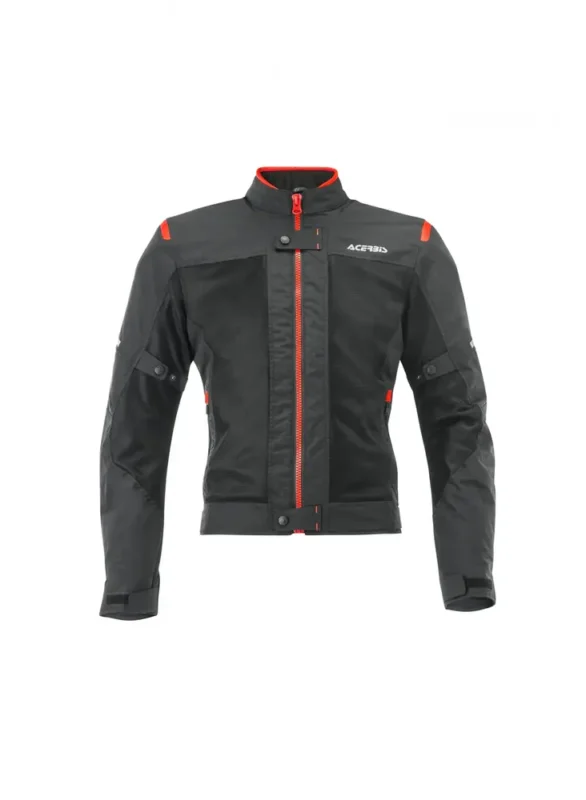 Acerbis Ramsey MY Black Red Vented Jacket 1