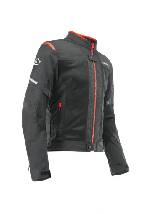 Acerbis Ramsey MY Black Red Vented Jacket 3