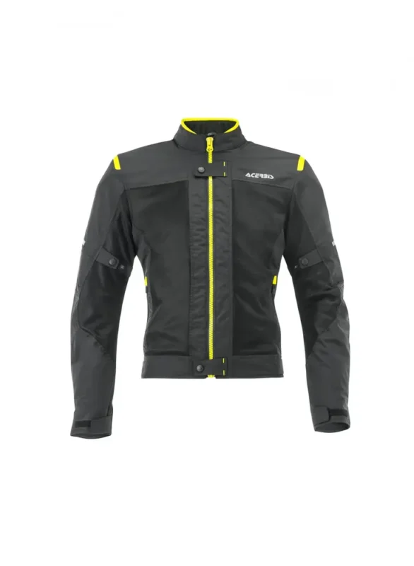 Acerbis Ramsey MY Black Yellow Vented Jacket 1