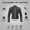 Acerbis Ramsey MY Black Yellow Vented Jacket 4