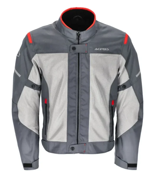 Acerbis Ramsey MY Grey Red Vented Jacket 1