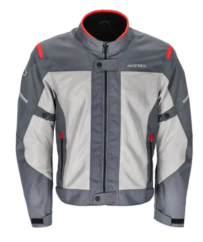Acerbis Ramsey MY Grey Red Vented Jacket 1
