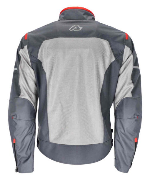 Acerbis Ramsey MY Grey Red Vented Jacket 2
