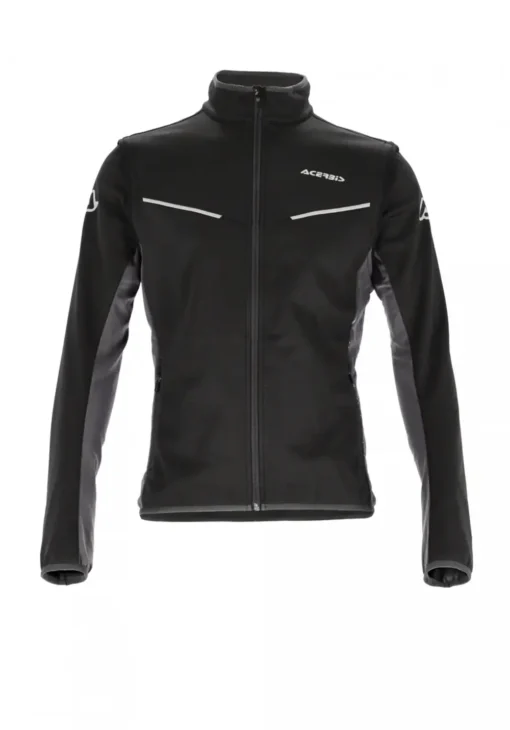 Acerbis Softshell Track Black Grey Jacket 1