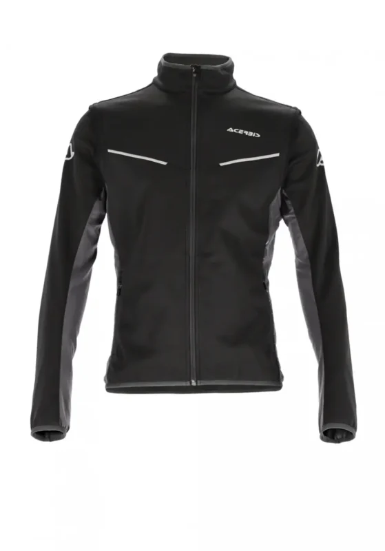 Acerbis Softshell Track Black Grey Jacket 1
