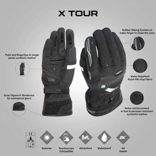 Acerbis X Tour Black Gloves 3
