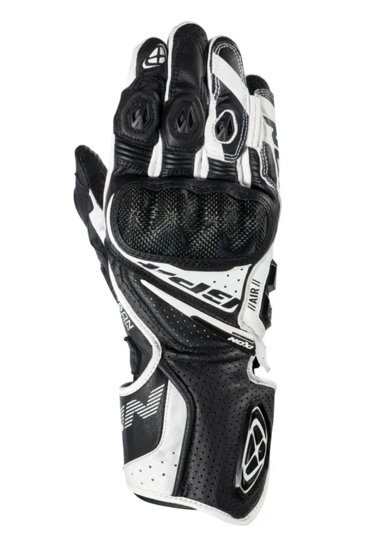 Ixon GP4 AIR Black White Riding Gloves 1