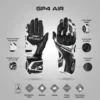 Ixon GP4 AIR Black White Riding Gloves 3