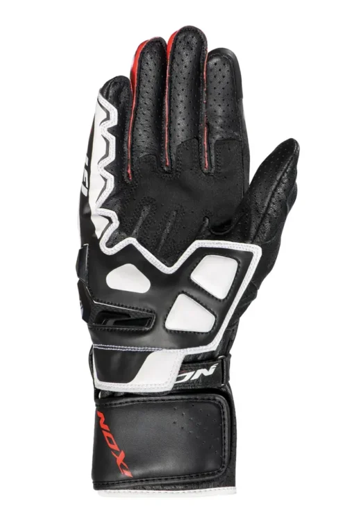 Ixon GP5 AIR Black White Red Riding Gloves 2