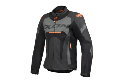 Ixon Jackal Black Anthracite Orange Riding Jacket 1