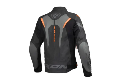 Ixon Jackal Black Anthracite Orange Riding Jacket 2
