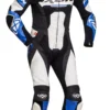 Ixon Jackal Black White Blue Riding Suit 1