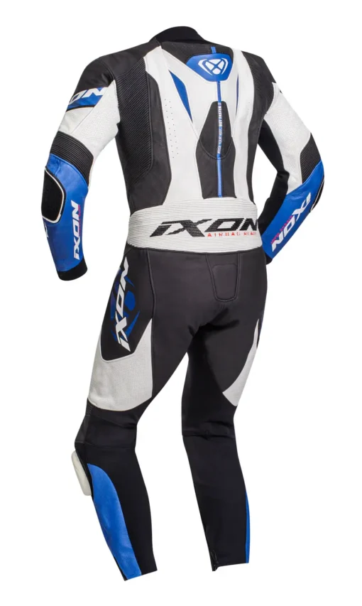 Ixon Jackal Black White Blue Riding Suit 2