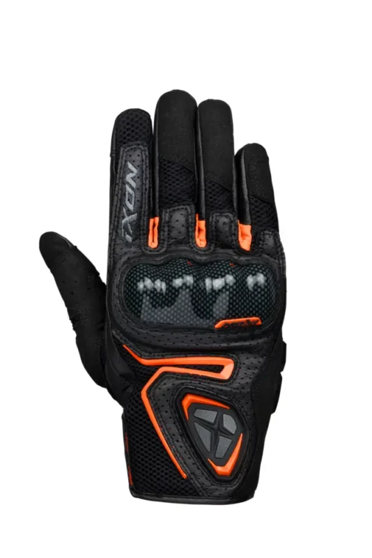 Ixon RS5 Air Black Orange Riding Gloves 1