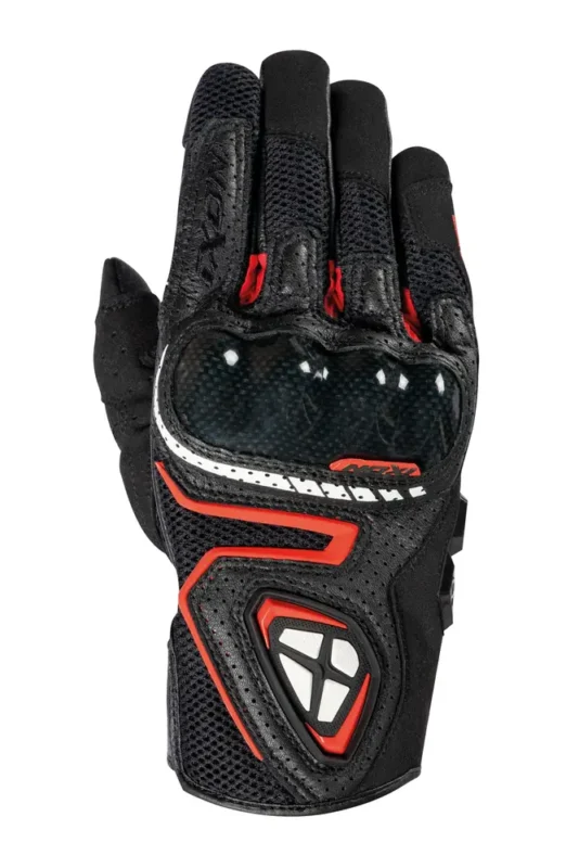 Ixon RS5 Air Black Red Riding Gloves 1