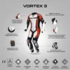 Ixon Vortex 3 White Red Suit 3