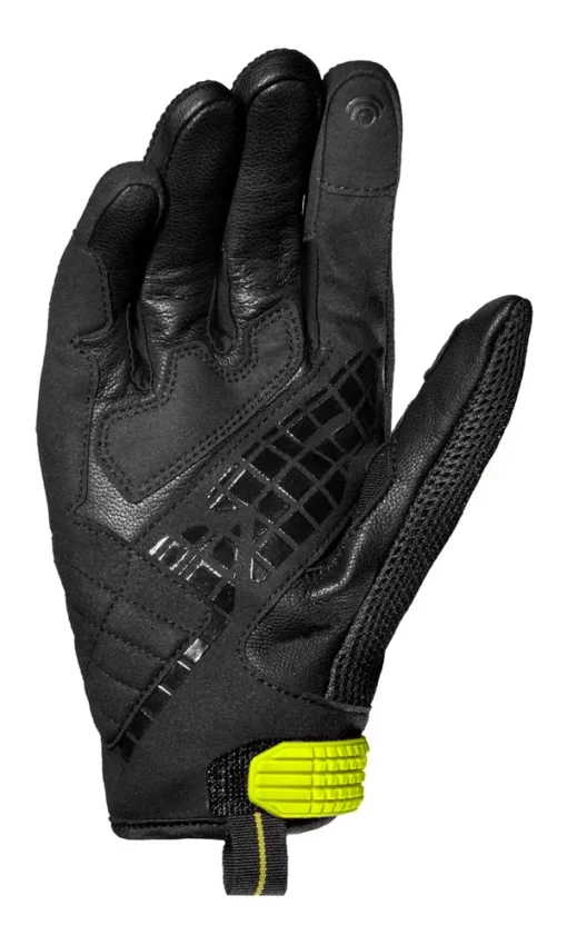 Spidi G Carbon Black Fluorescent Yellow Gloves 3