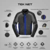 Spidi Tek Net Blue Jacket 5