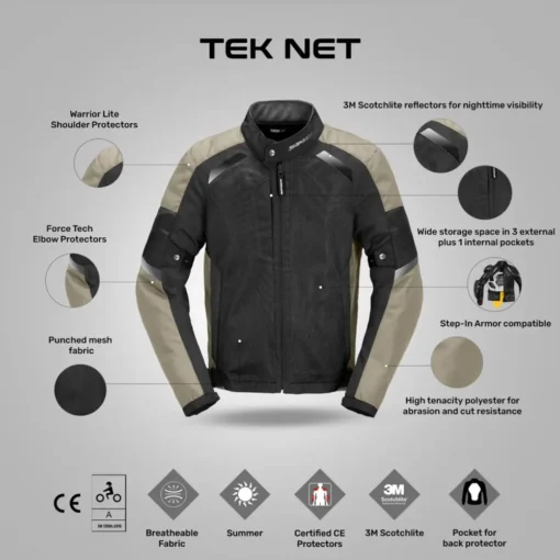 Spidi Tek Net Sand Jacket 4