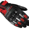 spidi g carbon black red gloves 1