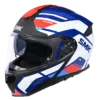 SMK Gullwing Navigator Blue White Red Gloss Helmet 1