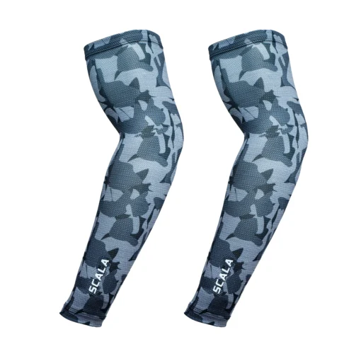 Scala Air X Dark Grey Camo Arm Sleeves 1