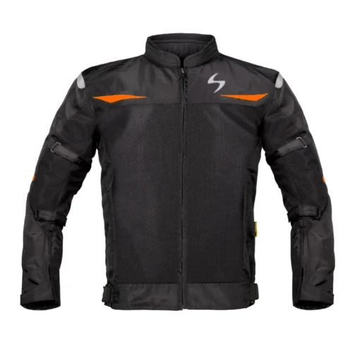 Scala Blaze Black Orange Riding Jacket 1