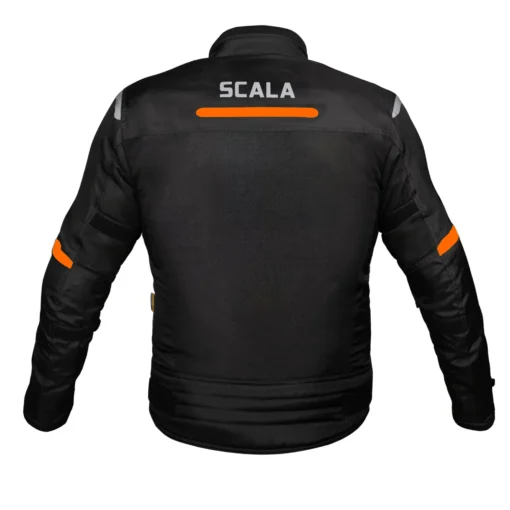 Scala Blaze Black Orange Riding Jacket 2