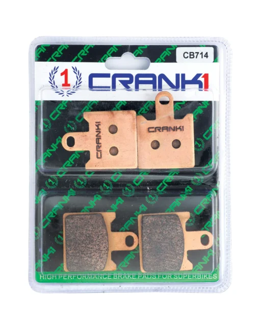 Crank1 Performance Sintered Front Brake Pads for Kawasaki Ninja ZX 14R (2021+) (CB714) 1
