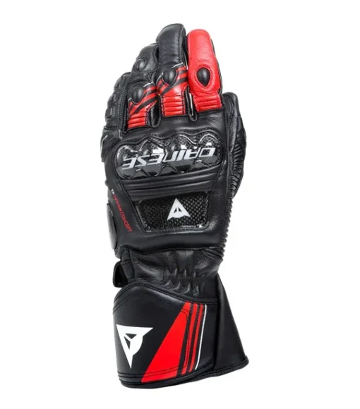 Dainese Druid 4 Black Lava Red White Riding Gloves 2