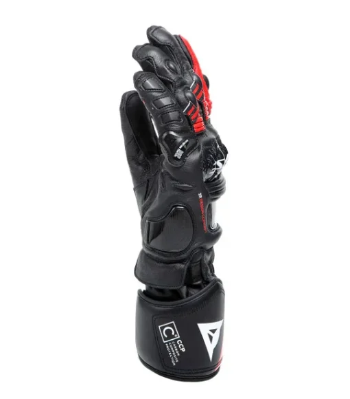 Dainese Druid 4 Black Lava Red White Riding Gloves 3