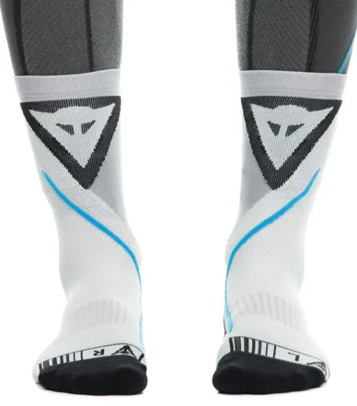 Dainese Dry Mid Black Blue Sock (Dry Fit Inner Wear) 3