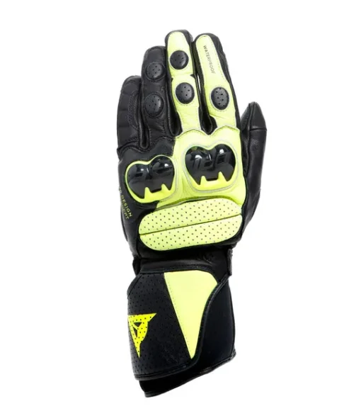 Dainese Impeto D Dry Black Fluorescent Yellow Riding Gloves 1