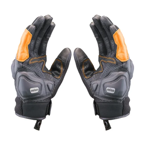 Reise Austra Orange Motorcycle Gloves 2