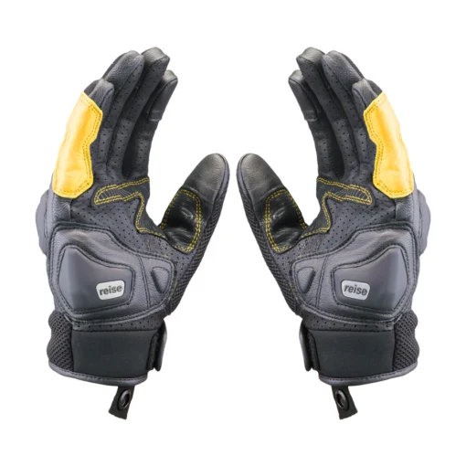 Reise Austra Yellow Motorcycle Gloves 2