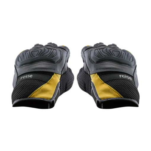 Reise Austra Yellow Motorcycle Gloves 3