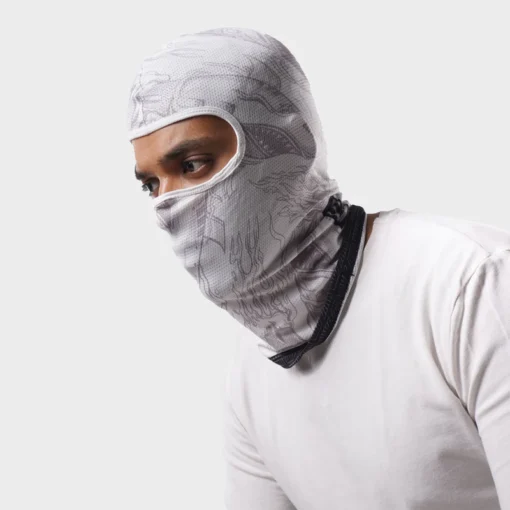 Tiivra Heatseeker White Slash Cut Balaclava 3