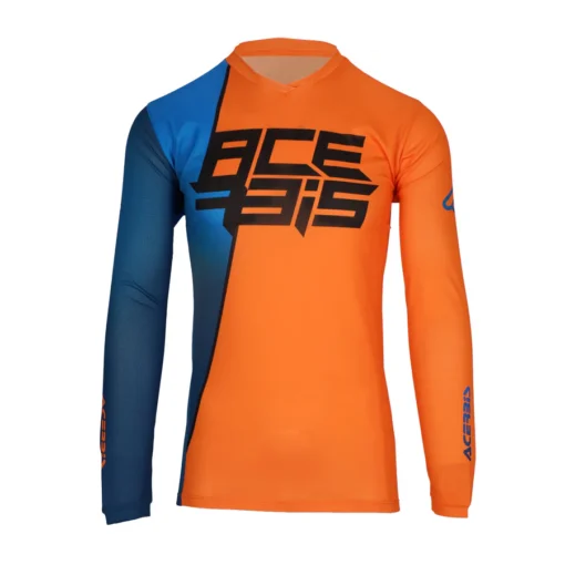 Acerbis MX J Track Seven Orange Blue Jersey 2